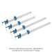 Factory Refurb Aluminum Bar Clamps 4-Piece Set OPEN BOX