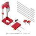 AUTO-LINE DRILL GUIDE DELUXE KIT - INCLUDES AUTO LINE DRILL GUIDE, 6 EXTENSION RODS, 2 FLIP STOPS AND WRENCH - OPEN BOX