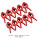 Semble 3" No-Mar Edge Clamps, 10-Pack