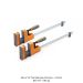 Factory Refurb Bora 18" Parallel Jaw Clamps - 2-Pack OPEN BOX