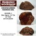 CHECHEN BURL 4.250 POUNDS, APPROXIMATELY 8.5" DIAMETER AND 3.5" THICK
