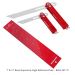 Deluxe Bevel Square Set includes: Bevel Square 7", Bevel Square 12",Angle Reference Plate