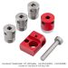 Cam-A-Line 6mm Drill Guides, Drill Stop Collar, Pin and Stop Block