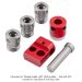 Cam-A-Line 3/8" Drill Guides, Drill Stop Collar, Pin and Stop Block