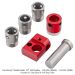Cam-A-Line 12mm Drill Guides, Drill stop Collar, Pin and Stop Block