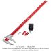 CalZilla - With 49" Woodworking Rule, Hole Center Attachments and Rack-It