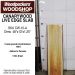LIVE EDGE CANARYWOOD SLAB 48in. L X  13in. W X 1.25in. T