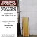LIVE EDGE CANARYWOOD SLAB 48in. L X  15.75in. W X 1.25in. T