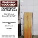 LIVE EDGE CANARYWOOD SLAB 48in. L X  14in. W X 1.25in. T