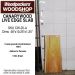 LIVE EDGE CANARYWOOD SLAB 48in. L X  10.25in. W X 1.25in. T