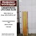 LIVE EDGE CANARYWOOD SLAB 48in. L X  13.25in. W X 1.25in. T