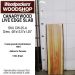 LIVE EDGE CANARYWOOD SLAB 48in. L X  13.5in. W X 1.25in. T