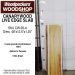 LIVE EDGE CANARYWOOD SLAB 48in. L X  12.5in. W X 1.25in. T