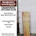 LIVE EDGE CANARYWOOD SLAB 36.5in. L X  13.5in. W X 1.25in. T