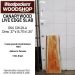 LIVE EDGE CANARYWOOD SLAB 37in. L X  15.75in. W X 1.25in. T