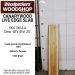 LIVE EDGE CANARYWOOD SLAB 48in. L X  10in. W X 1.25in. T