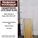 LIVE EDGE CANARYWOOD SLAB 36in. L X  12in. W X 1.25in. T