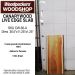 LIVE EDGE CANARYWOOD SLAB 36.5in. L X  11.25in. W X 1.25in. T