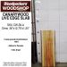 LIVE EDGE CANARYWOOD SLAB 36in. L X  12.75in. W X 1.25in. T