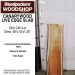 LIVE EDGE CANARYWOOD SLAB 48in. L X  10in. W X 1.25in. T