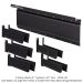 CLAMP RACK-IT SYSTEM – 32” BASE + 3 LARGE ARM SETS + 2 SMALL ARM SETS