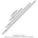 EZ-RULE - 6, 12, 24 and 32 INCH - 1/16 and 1/32 Graduations