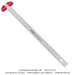 FAT HEAD HOOK RULE - 450MM - METRIC