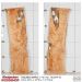 Live Edge Figured Maple Slab 49”L x 10”W x 1.5” Thick 