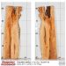 Live Edge Figured Maple Slab 41”L x 8”W x 1.5” Thick 