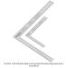 24 x 18 and 12 x 9 Stainless Steel Framing-Style Woodworking Square