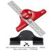 Mini in-DEXABLE Protractor with 8 Inch Blade and Rack-It OPEN BOX