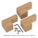 in-DEXABLE Miter Gauge Zero Clearance Block 3 Pack