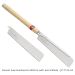 Japanese Dozuki Saw for Hardwoods 240mm with Extra Replacement Blade 