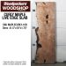 LIVE EDGE FIGURED MAPLE SLAB 41.5”L X 10”W X 1.75” THICK