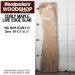 LIVE EDGE FIGURED MAPLE SLAB 49”L X 11”W X 1.5” THICK