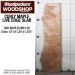 LIVE EDGE FIGURED MAPLE SLAB 47”L X 11.25”W X 1.375” THICK