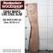 LIVE EDGE FIGURED MAPLE SLAB 49”L X 8”W X 1.5” THICK