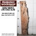 LIVE EDGE FIGURED MAPLE SLAB 50.5”L X 9”W X 1.375” THICK