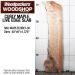 LIVE EDGE FIGURED MAPLE SLAB 48”L X 9”W X 1.375” THICK