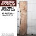 LIVE EDGE FIGURED MAPLE SLAB 51”L X 9”W X 1.5” THICK