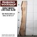 LIVE EDGE FIGURED MAPLE SLAB 52”L X 6”W X 1.5” THICK