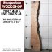 LIVE EDGE FIGURED MAPLE SLAB 49”L X 7.5”W X 1.5” THICK