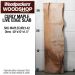 LIVE EDGE FIGURED MAPLE SLAB 40”L X 10”W X 1.5” THICK