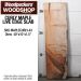 LIVE EDGE FIGURED MAPLE SLAB 40”L X 10”W X 1.5” THICK