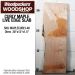 LIVE EDGE FIGURED MAPLE SLAB 38”L X 12”W X 1.5” THICK