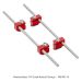 Mortise Base 1/4" Guide Rods and Clamps Only