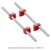 Mortise Base 3/8" Guide Rods and Clamps Only