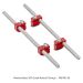 Mortise Base with 3/8" guide rods OPEN BOX