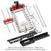 Multi-Function Router Base - Includes 10mm and 1/4" guide rods and 1 pair of 12" extension rods