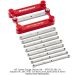 MT CENTER GAUGE SS – DELUXE Includes Center Gauge and 1/4"", 3/8"", 7/16"", 1/2"",4, 5, 6, 8 and 10mm stainless steel marking bars.